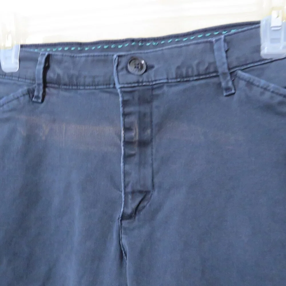 Lee All Day Pant Women's Sz 8 Med Dark Blue Brushed Denim - Picture 2 of 11